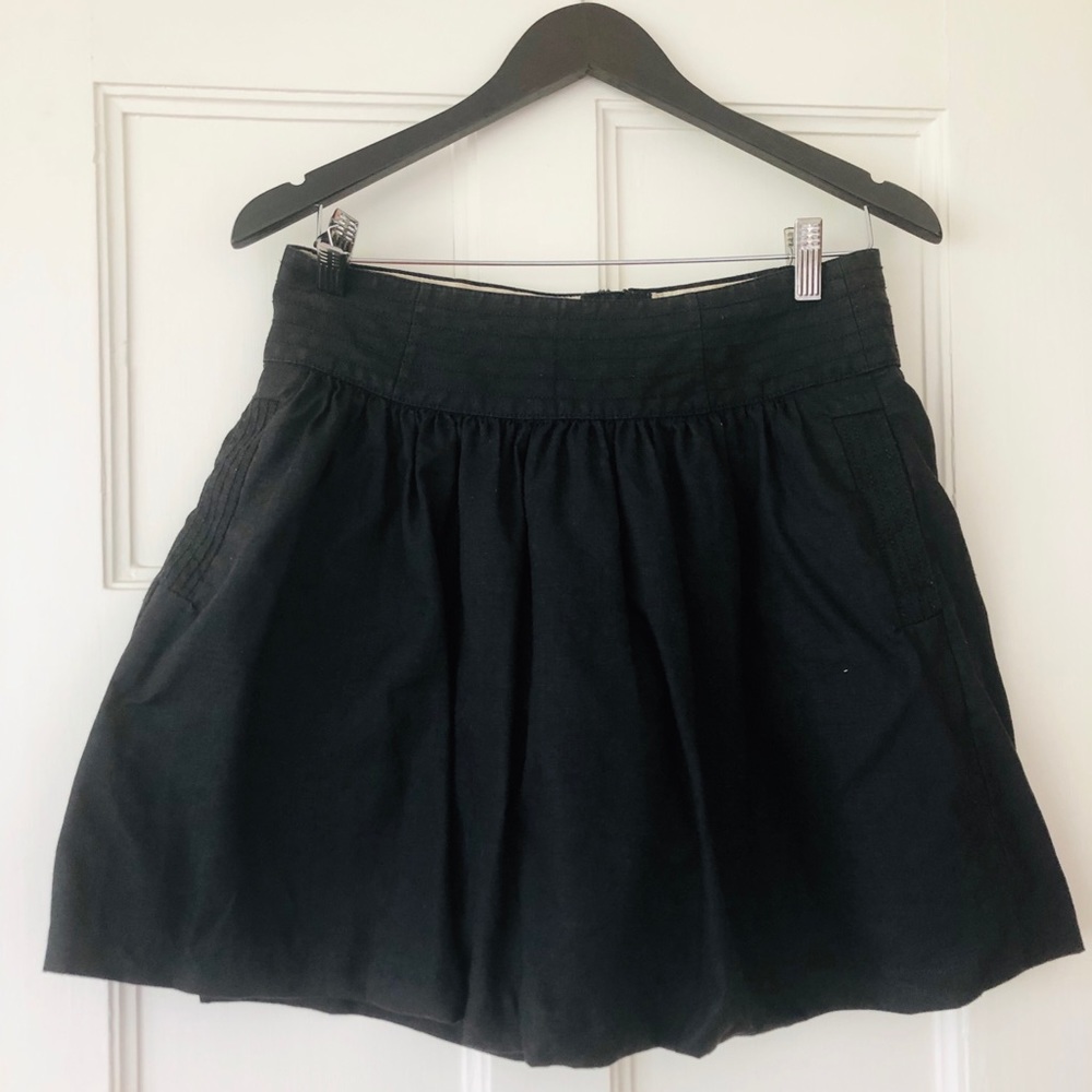 Banana Republic Heritage size 6 black linen skirt